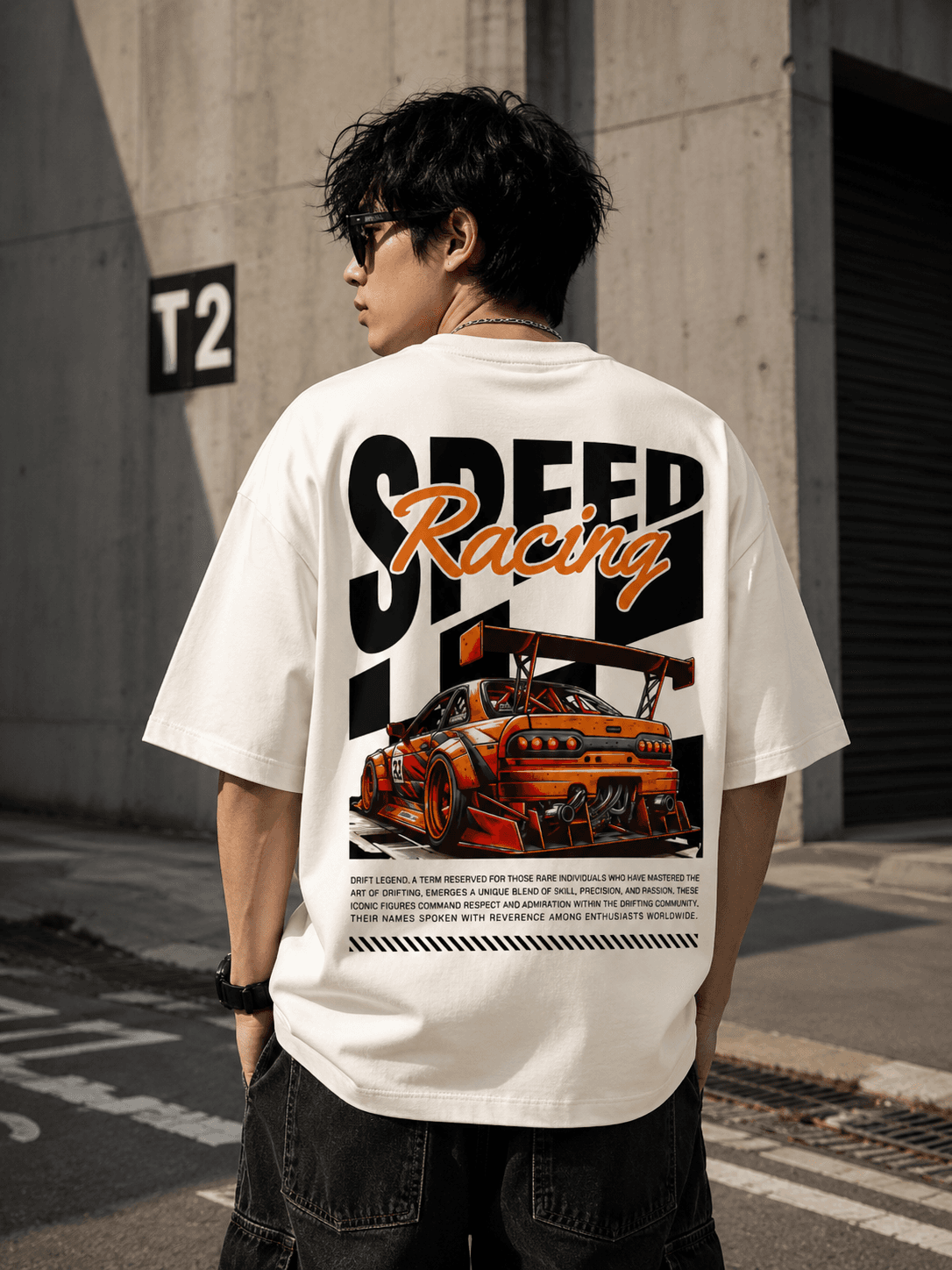 DELUZN Speed Racing Oversized T-Shirt - view 3