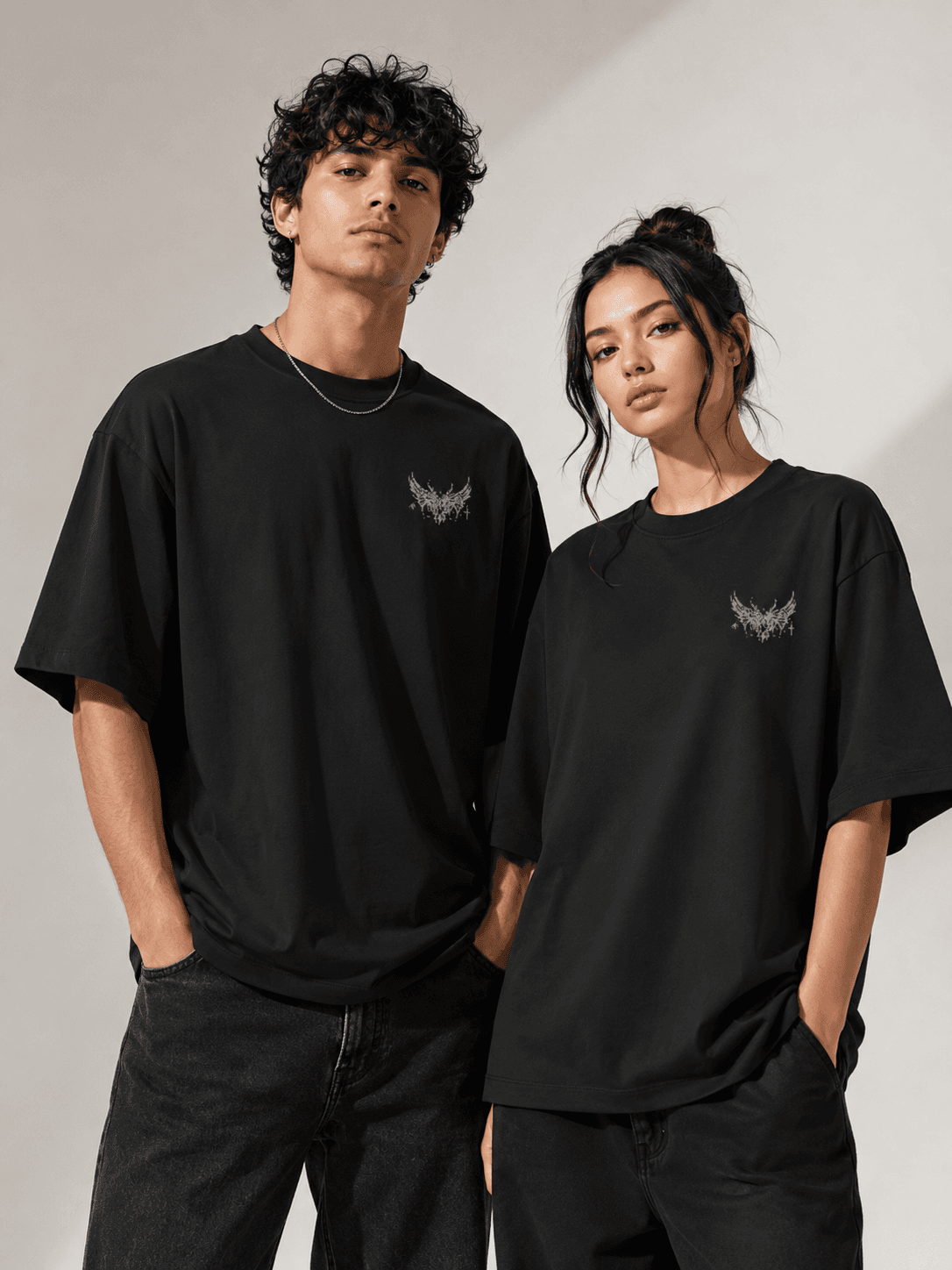 DELUZN Beyond Ordinary Unisex Oversized Graphic T-Shirt - view 1