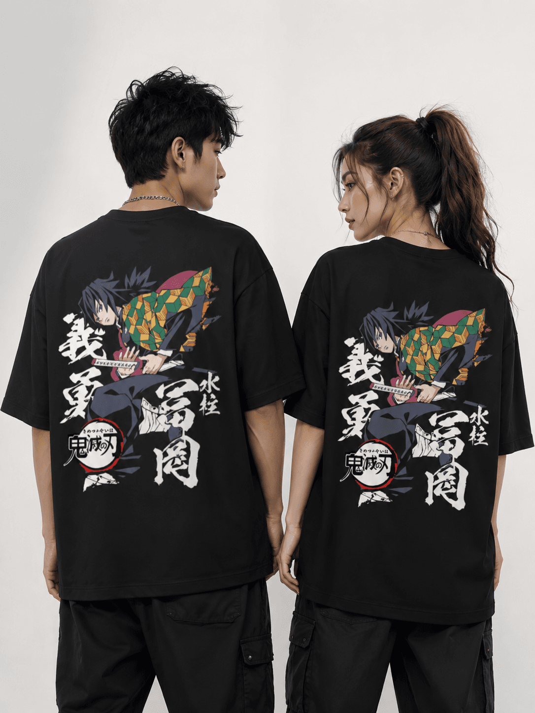DELUZN Shadow Slayer Oversized Anime Graphic Tee - view 1