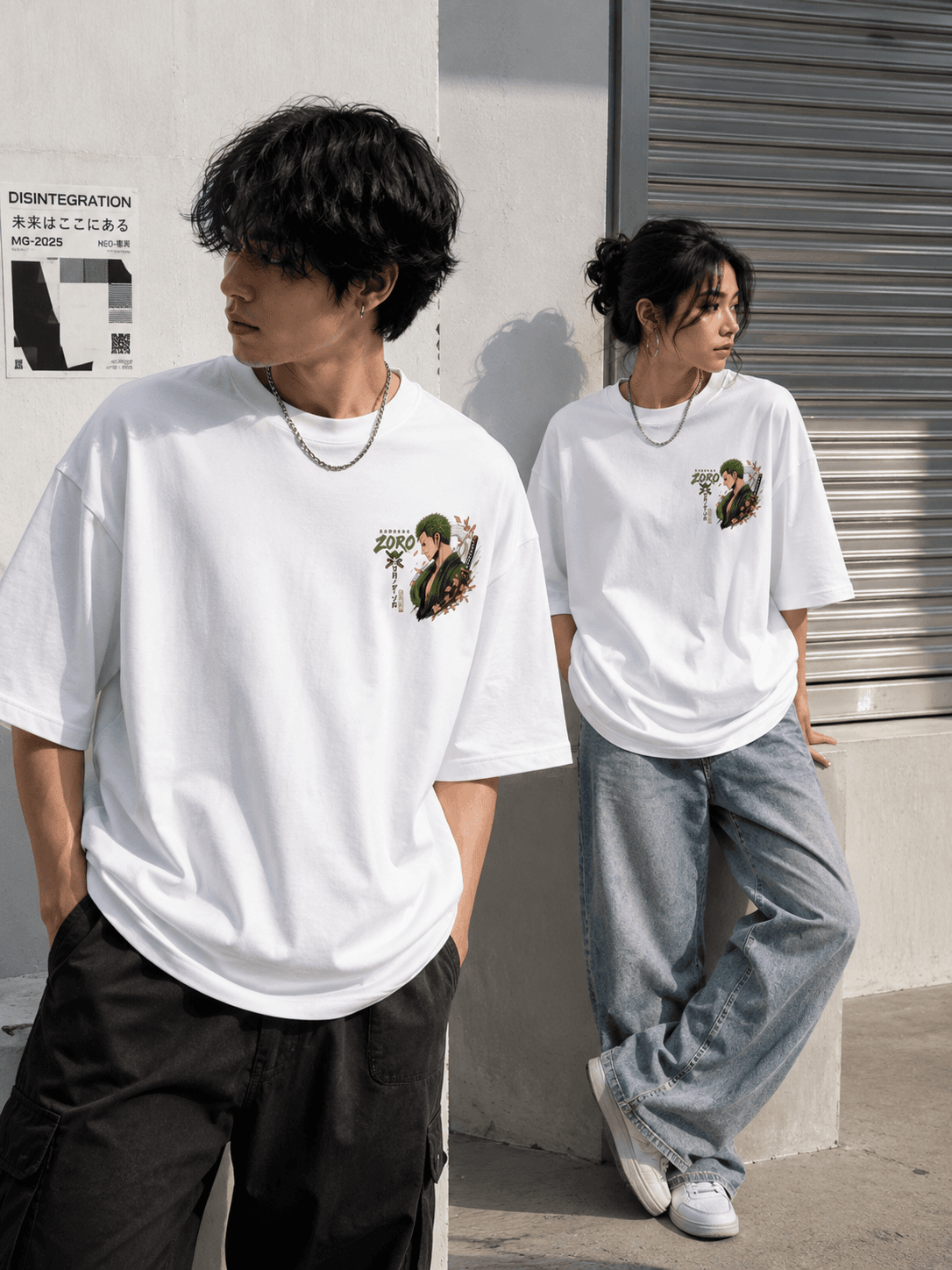 DELUZN Zoro Bushido Unisex Oversized Tee - view 2