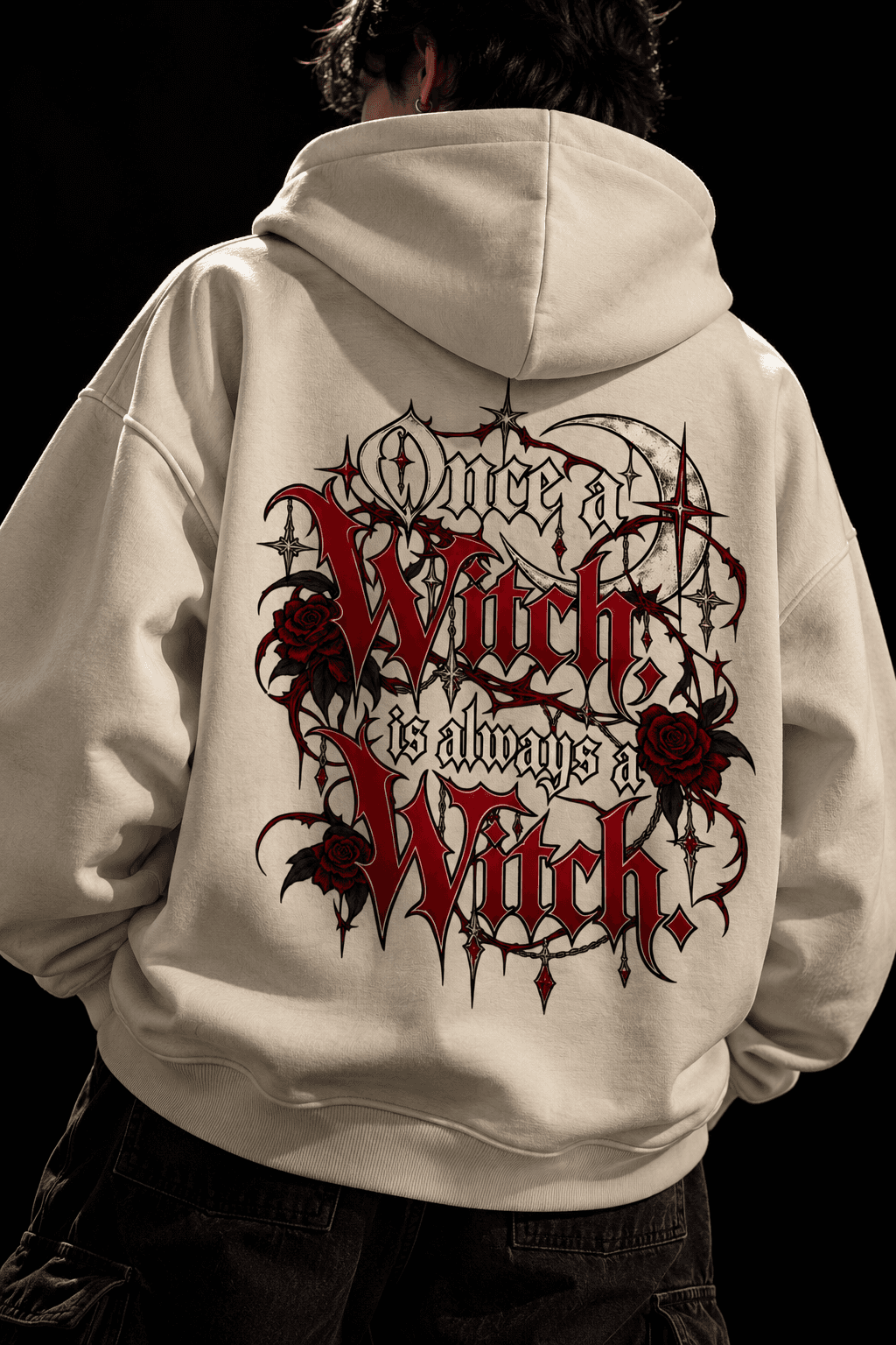 Deluzn Once a Witch is always a Witch Unisex Boxy Fit Hoodie - view 1